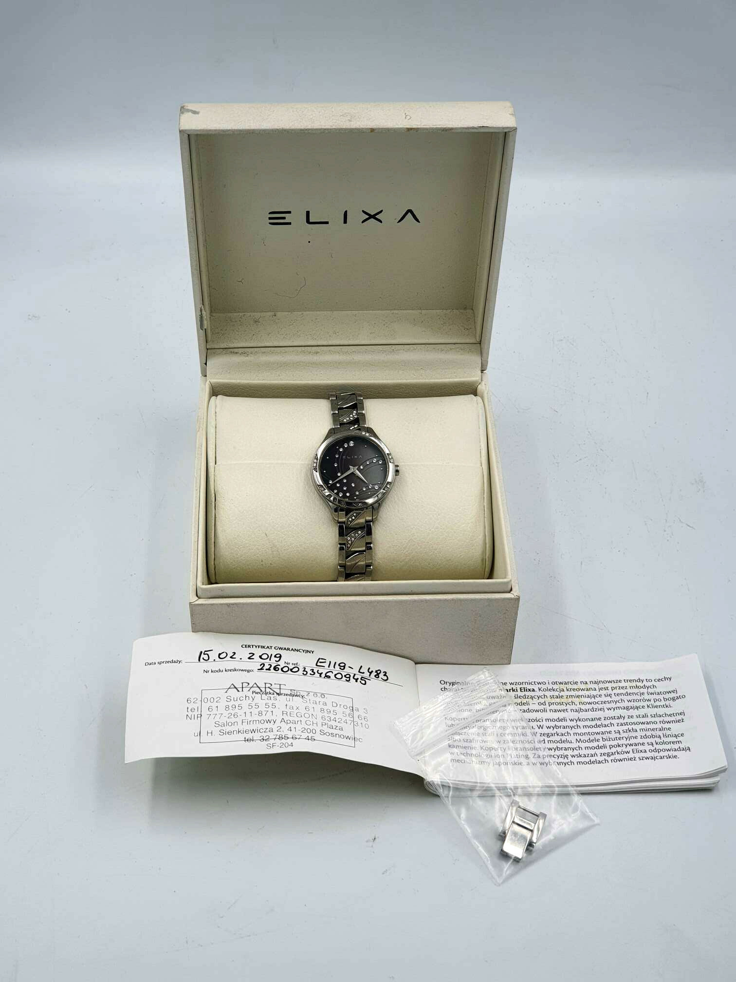 zegarek-damski-elixa-e119-l483-stan-uzywany