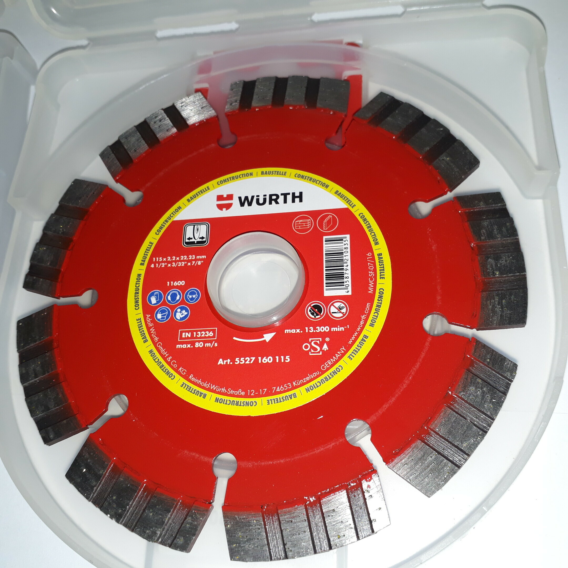 tarcza-do-betonu-wurth-5527-160-115-stan-uzywany