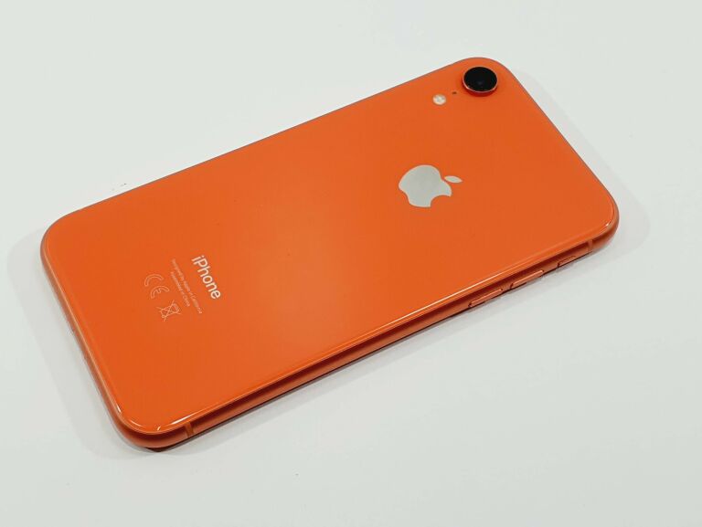 TELEFON IPHONE XR KOMPLET 256GB KORALOWY