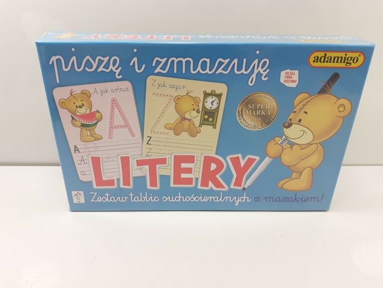 PISZĘ I ZMAZUJE LITERY NAUKA PISANIA LITEREK