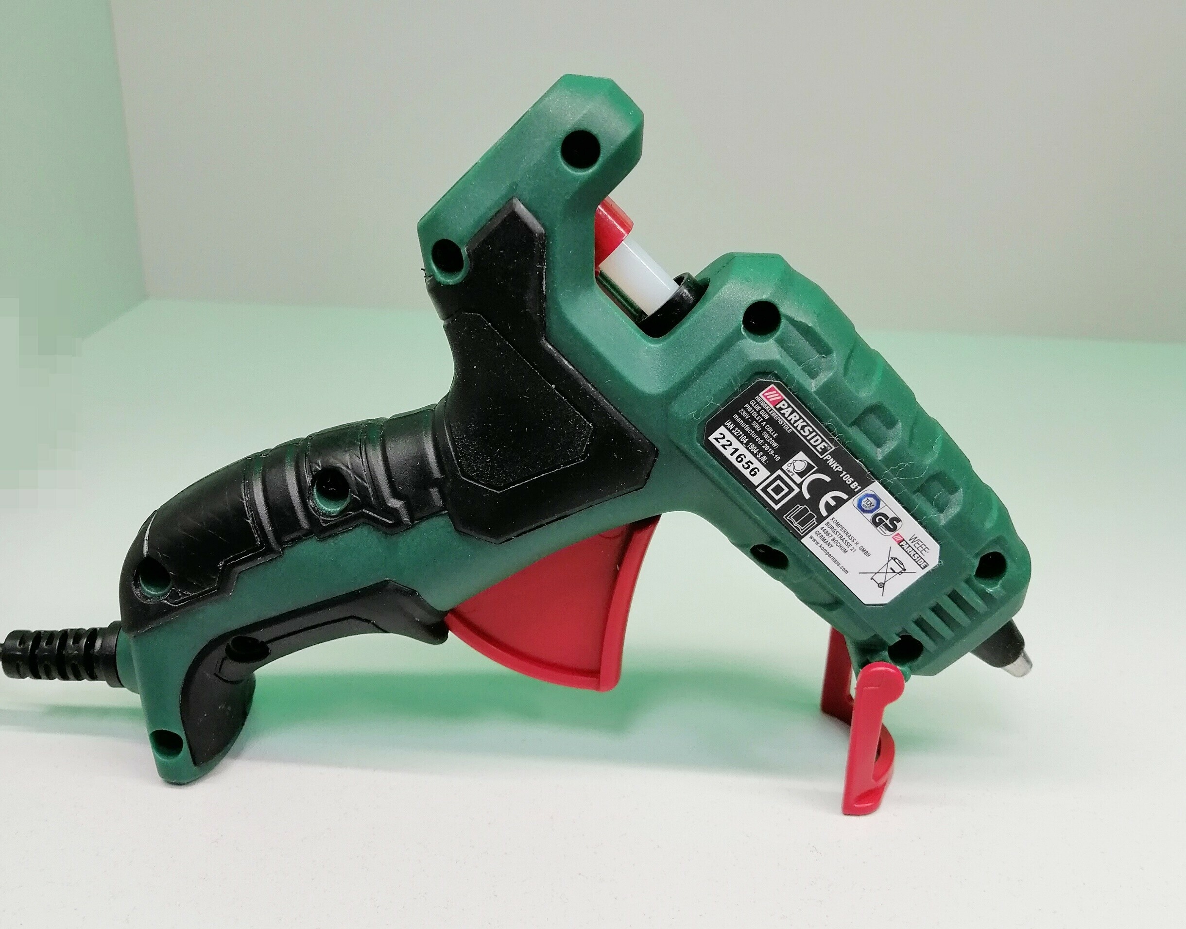 pistolet-do-klejenia-na-goraco-parkside-pnkp-105b-stan-uzywany