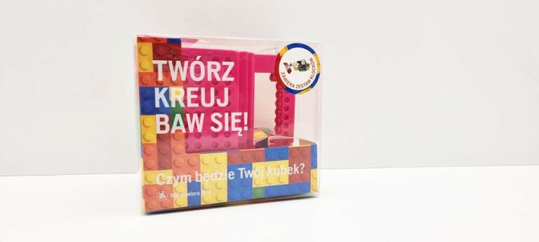 KUBEK LEGO RÓŻOWY