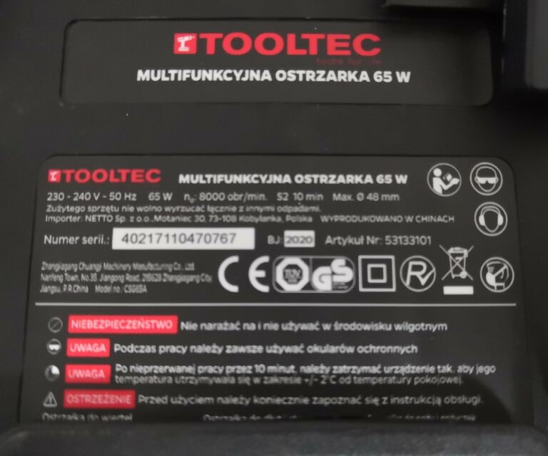 MULTIFUNKCYJNA OSTRZAŁKA TOOLTEC