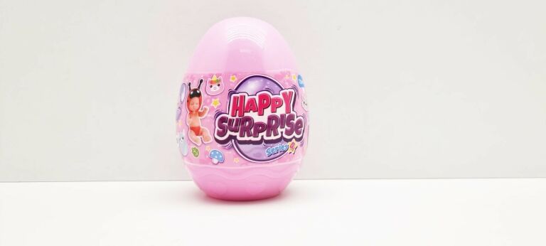 HAPPY SURPRISE JAJKO NIESPODZIANKA RÓŻOWE