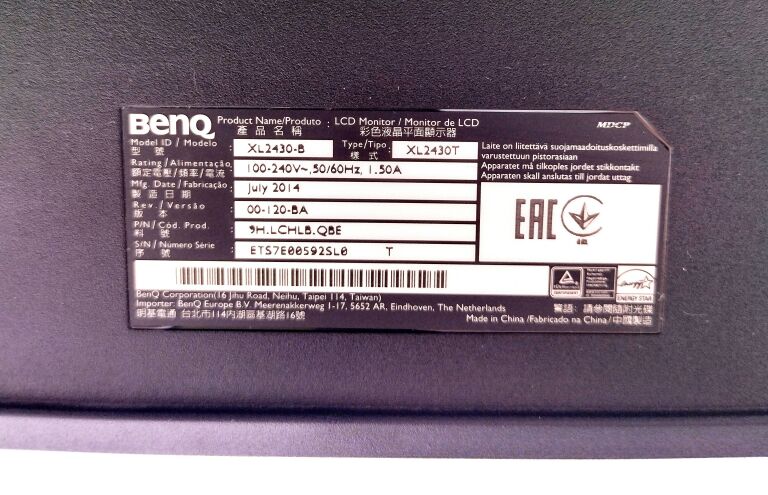 MONITOR BENQ XL2430T