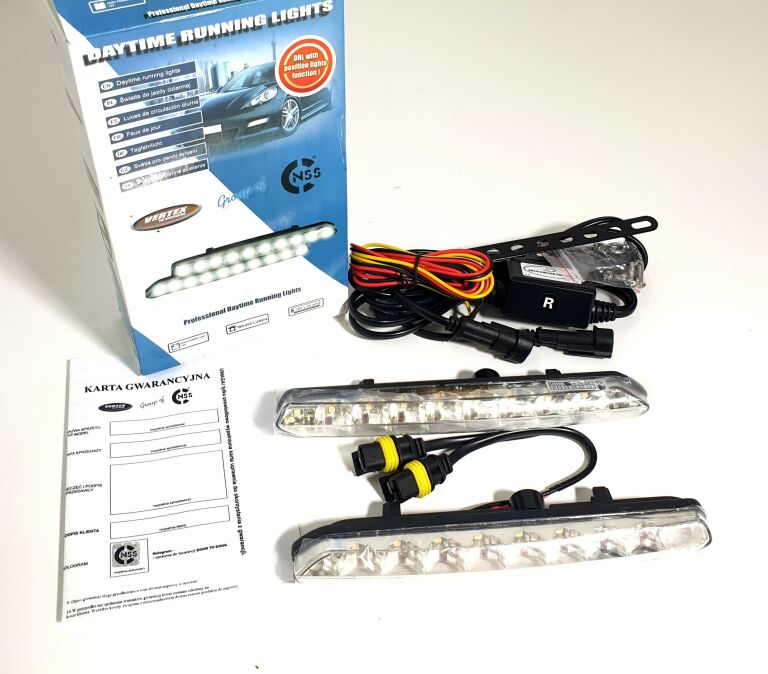 LAMPY DZIENNE DRL VERTEX KRÓTKIE NCSS 819 VER 3