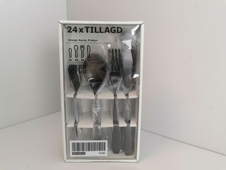 ZESTAW SZTUĆCÓW IKEA TILLAGD 24 EL