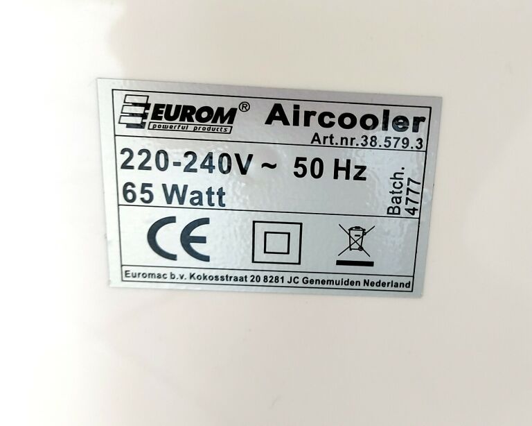 KLIMATYZATOR WODNY EUROM AIRCOOLER
