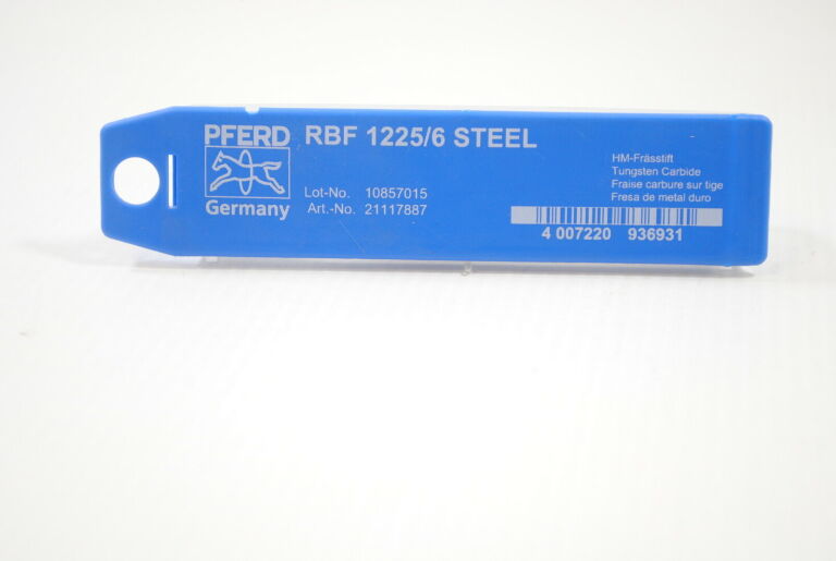 PFERD FREZ HM RBF 1225 STALI 6MM 12X25, 25X65X12