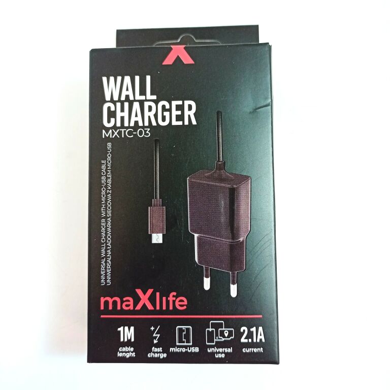 ŁADOWARKA SIECIOWA MXTC-03 MICRO USB FAST CHARGE 2