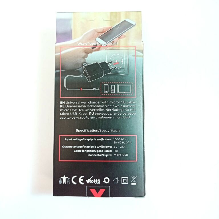 ŁADOWARKA SIECIOWA MXTC-03 MICRO USB FAST CHARGE 2