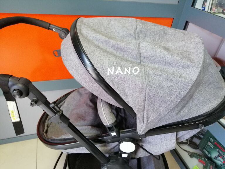 WÓZEK SPACEROWY BABY-COO NANO DZIECIĘCY SZARY