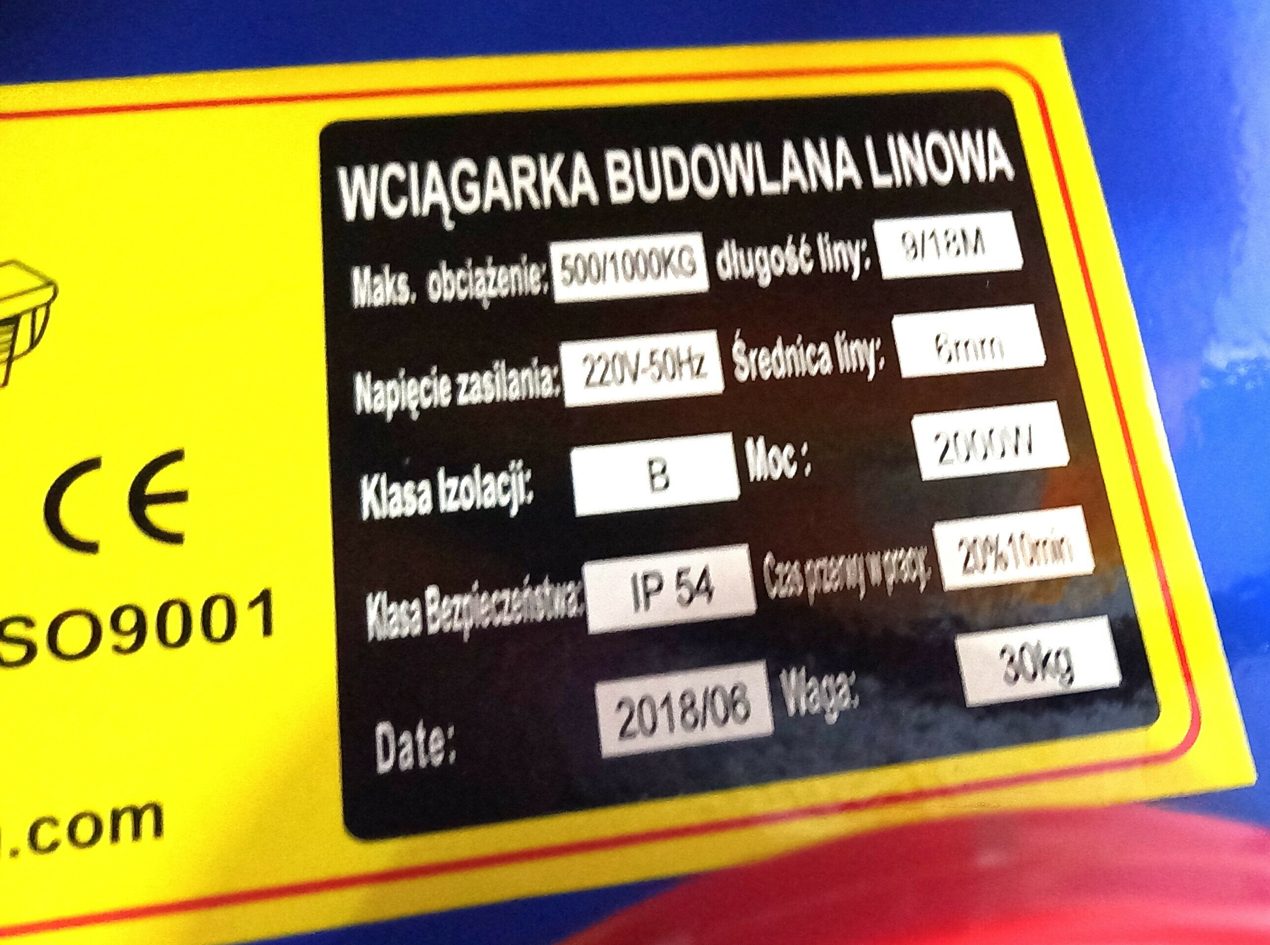 dzwig-elektryczna-wciagarka-linowa-500990-husar-stan-uzywany