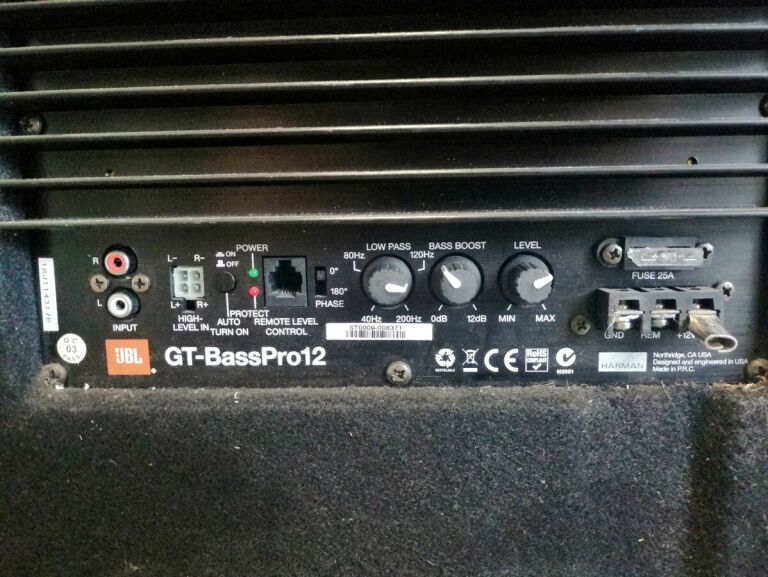 AKTYWNA SKRZYNIA BASOWA JBL GT-BASSPRO 12