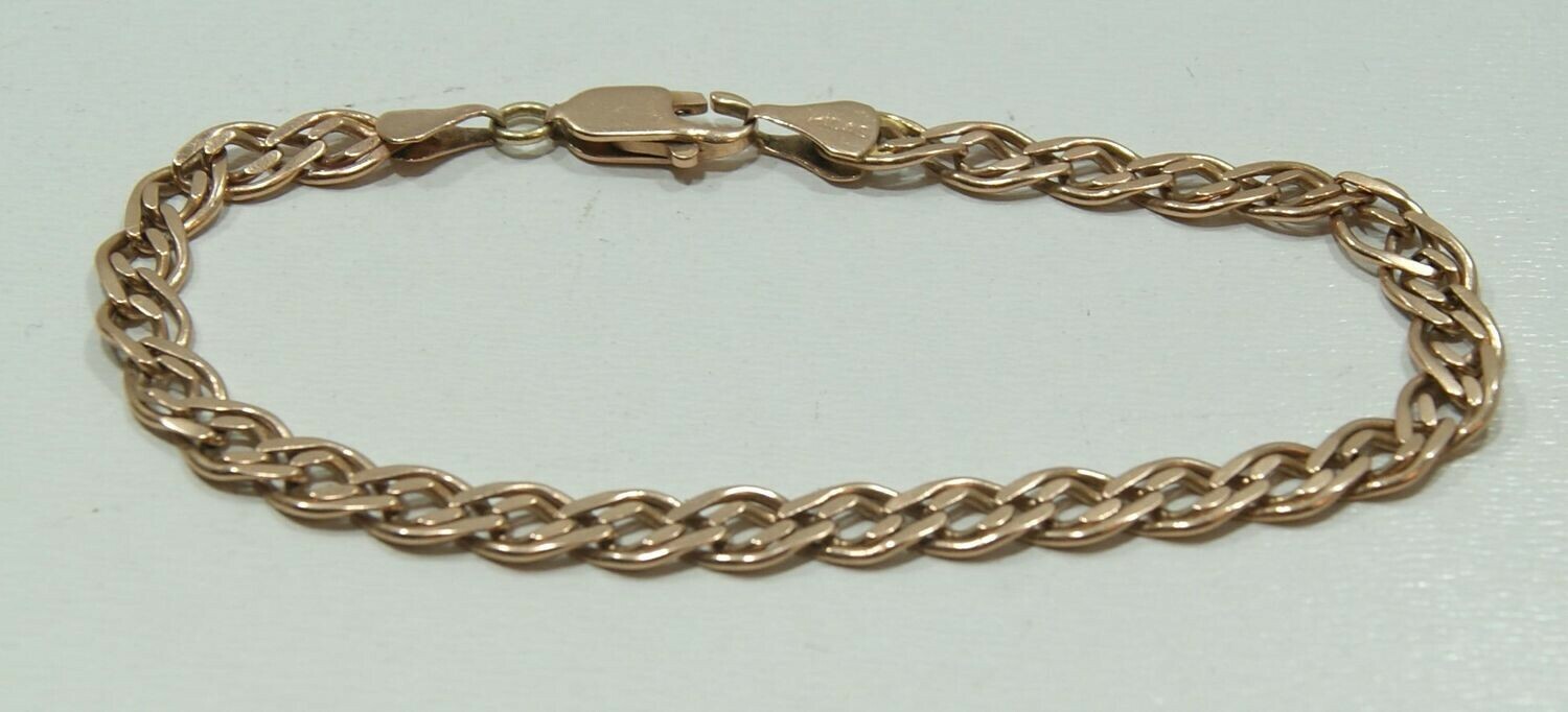 okazala-zlota-bransoletka-585-14ct-stan-uzywany