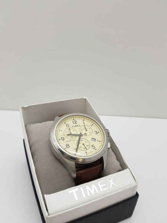 ZEGAREK TIMEX 1854 CHRONOGRAPH INDIGLO WR100M PUD