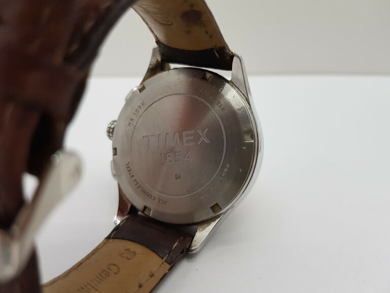 ZEGAREK TIMEX 1854 CHRONOGRAPH INDIGLO WR100M PUD