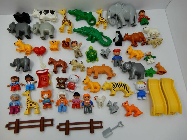 FIGURKI ZWIERZĄTKA KLOCKI LEGO DUPLO MIX