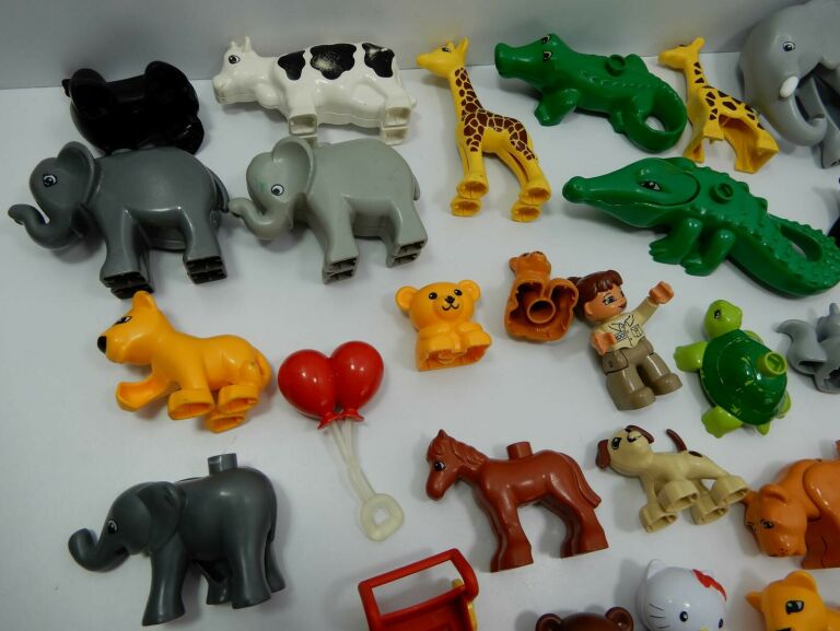 FIGURKI ZWIERZĄTKA KLOCKI LEGO DUPLO MIX