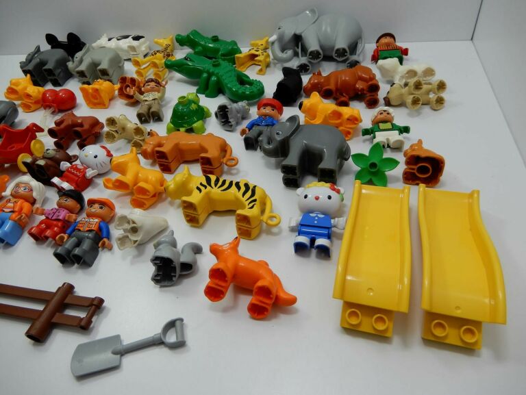 FIGURKI ZWIERZĄTKA KLOCKI LEGO DUPLO MIX