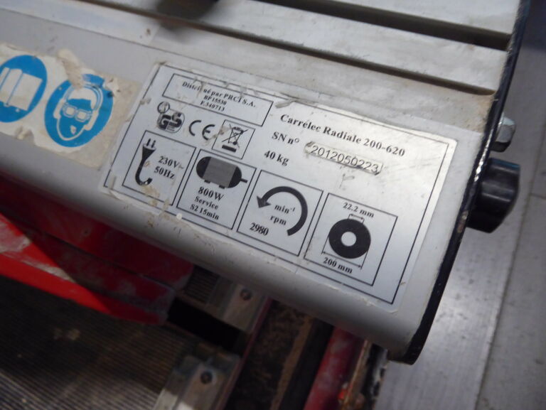 ELEKTRYCZNA PRZECINARKA CARRELEC RADIALE 200 620