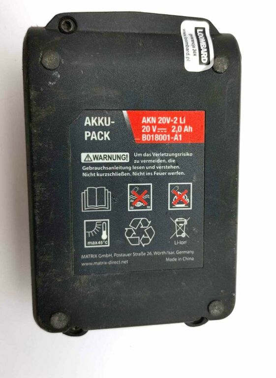 WIERTAR MATRIX AKN 20V-2 LI (WALI, AKU, BODY, ŁAD