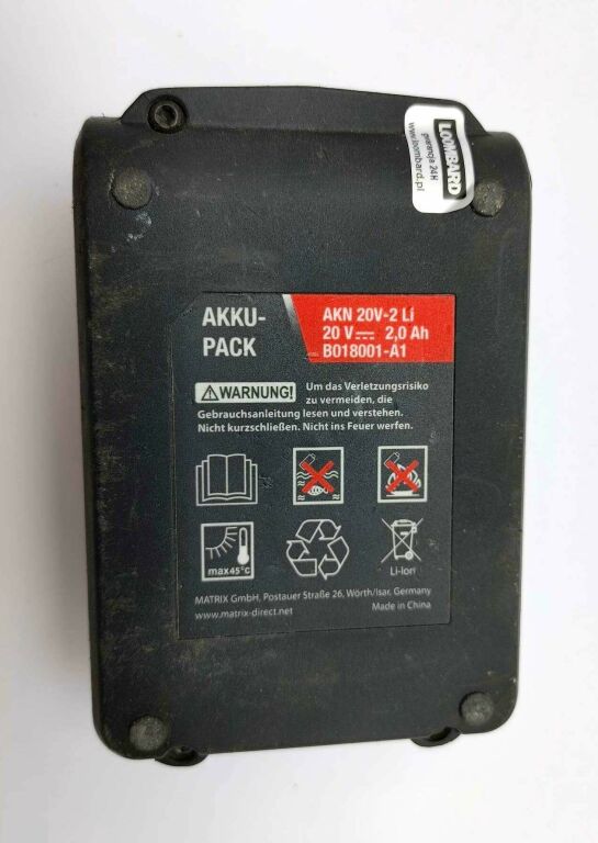 WIERTAR MATRIX AKN 20V-2 LI (WALI, AKU, BODY, ŁAD