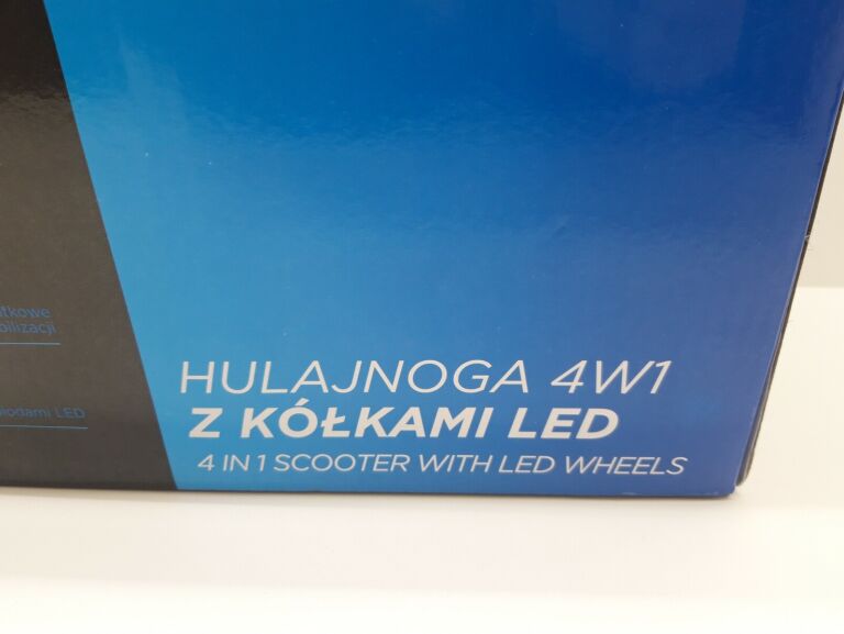 HULAJNOGA 4 W 1 Z KÓŁKAMI LED