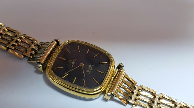 ZEGAREK OMEGA DE VILLE 1350 ZŁOTA BRANSOLETA P375