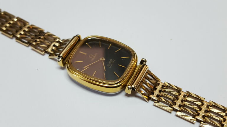 ZEGAREK OMEGA DE VILLE 1350 ZŁOTA BRANSOLETA P375