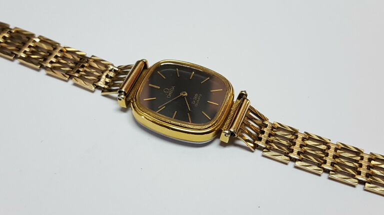 ZEGAREK OMEGA DE VILLE 1350 ZŁOTA BRANSOLETA P375