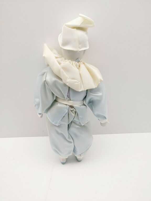 LALKA Z PORCELANY KOLEKCJONERSKA KLAUN