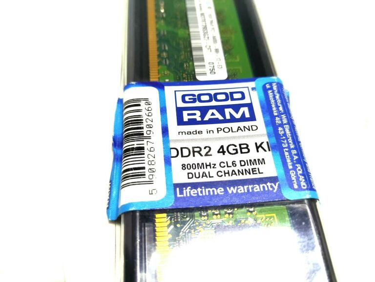 PAMIĘĆ RAM DDR2 800MHZ 4GB DUAL CHANNEL