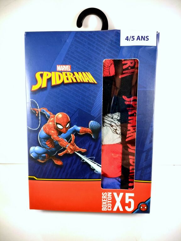 BOKSERKI 5PAK MARVEL SPIDER-MAN WIEK 6/8