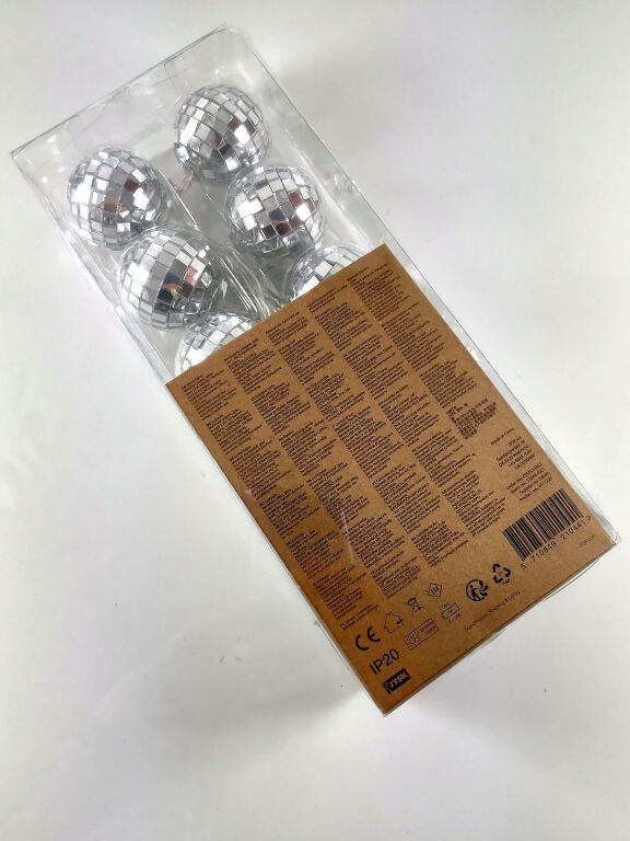 LAMPKI JYSK ELDUR 10 LED KULE DISCO