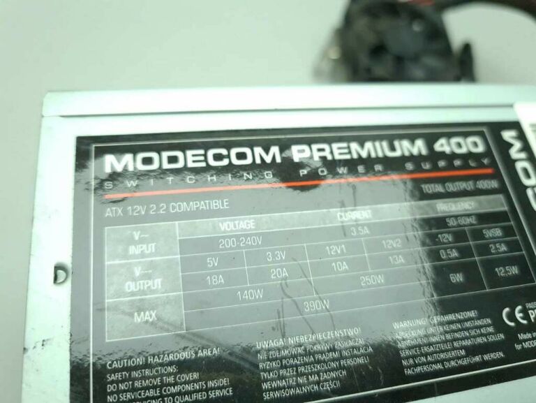ZASILACZ MODECOM PREMIUM 400
