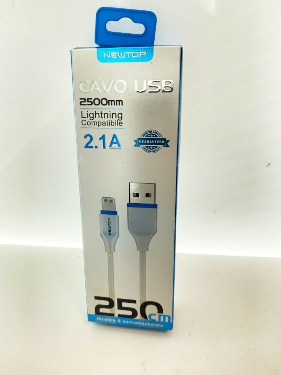 NEWTOP VACO USB LIGHTNING 2,5M 2.1A