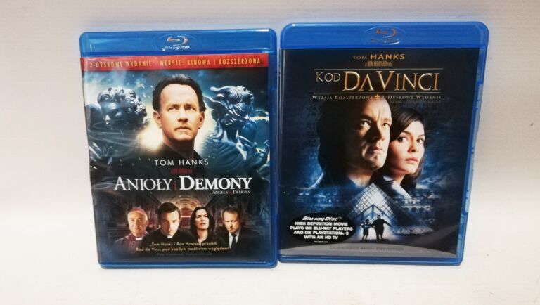 ZESTAW BLU-RAY ANIOLY I DEMONY + KOD DA VINCI