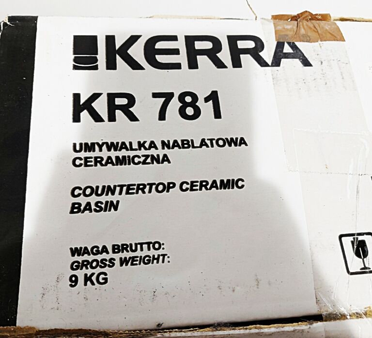 UMYWALKA NABLATOWA CERAMICZNA KERRA KR-781
