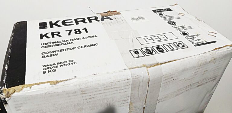 UMYWALKA NABLATOWA CERAMICZNA KERRA KR-781