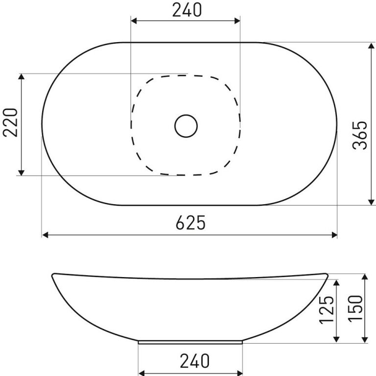 UMYWALKA NABLATOWA CERAMICZNA KERRA KR-781