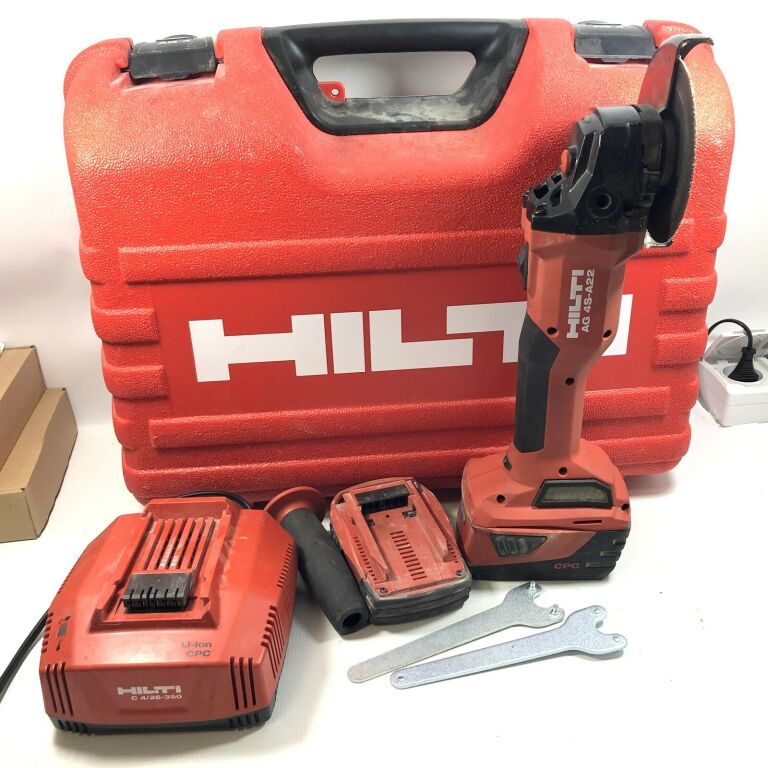 AKUMULATOROWA SZLIFIERKA KĄTOWA HILTI AG 4S-A22