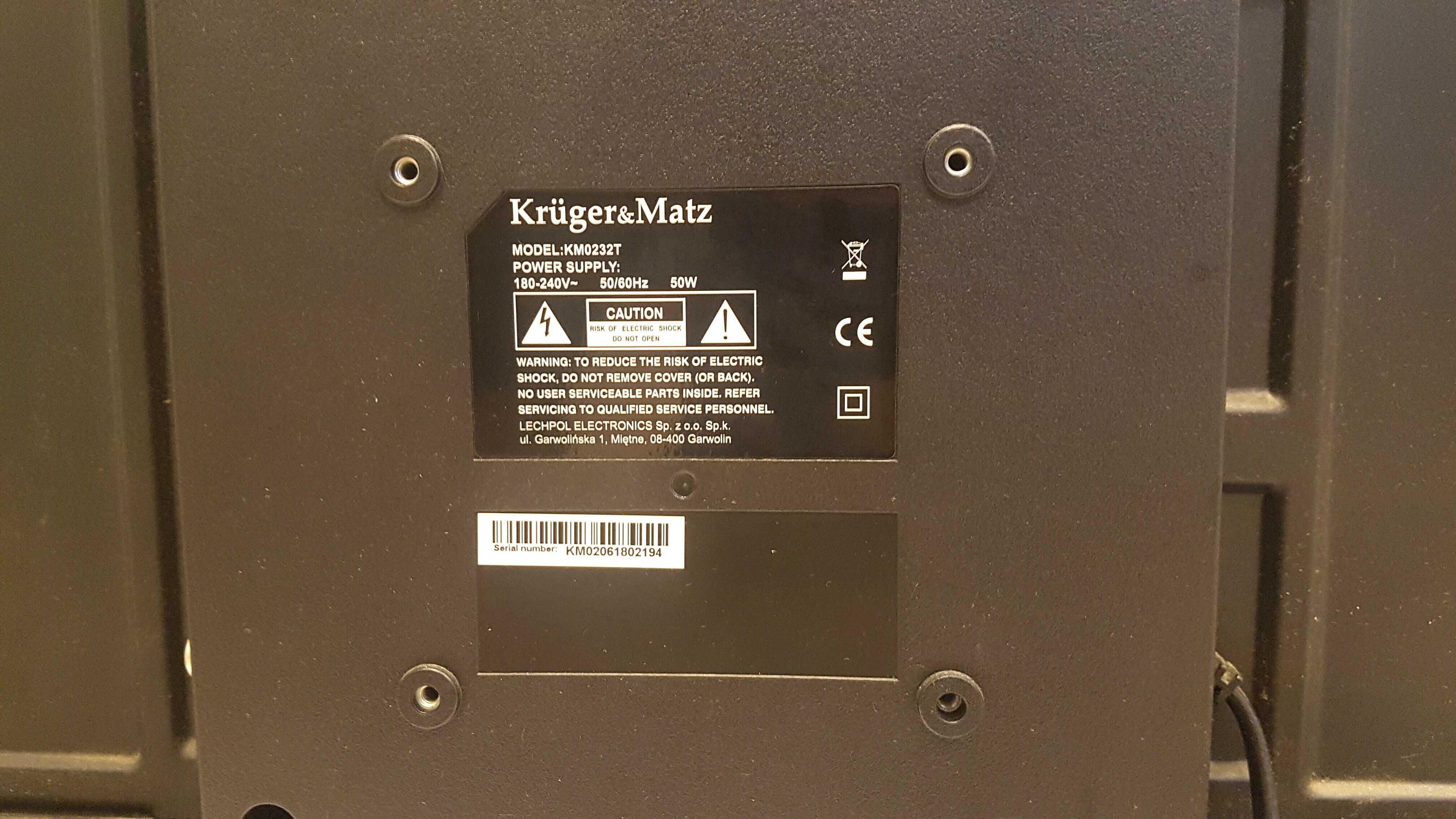 telewizor-krugermatz-km0232t-pilot-opis-kod-producenta-km0232t