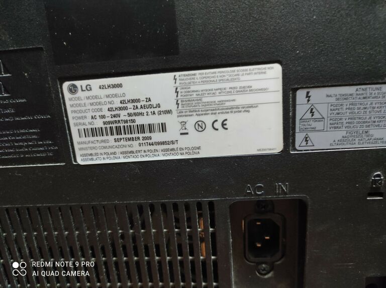 telewizor-lg-42lh3000-pilot-uszkodzony-kod-producenta-42lh3000