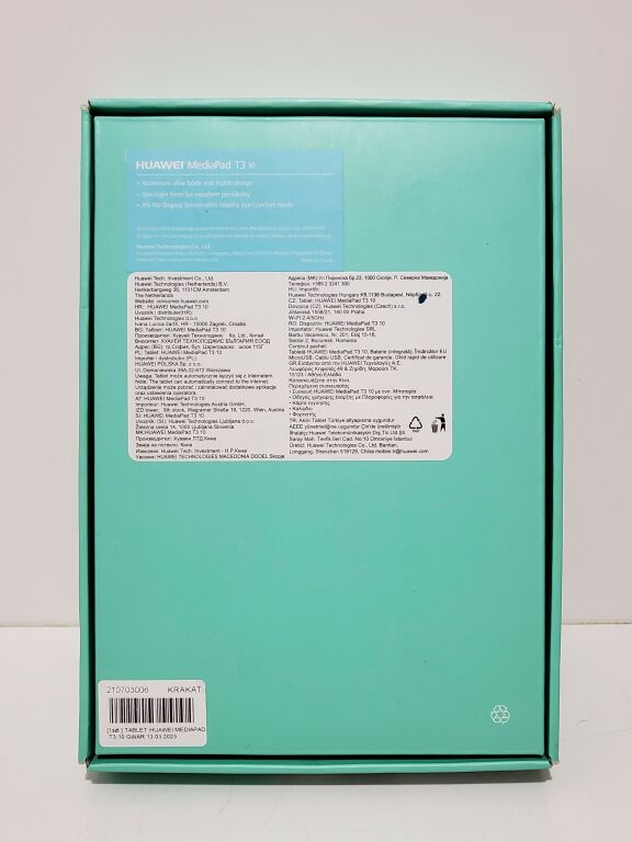 TABLET HUAWEI MEDIAPAD T3 10 GWAR 13.03.2023