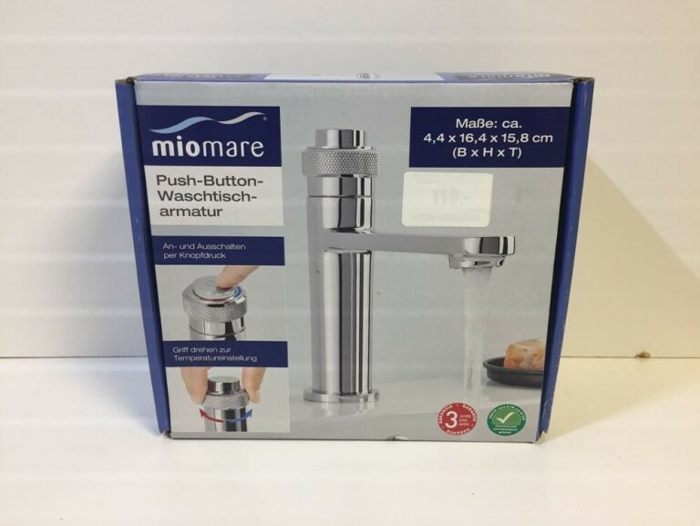 BATERIA UMYWALKOWA MIOMARE TYPU PUSH BUTTON
