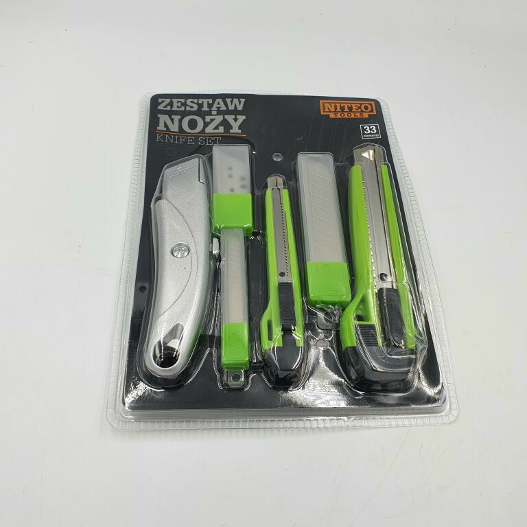 ZESTAW NOŻY DO TAPET I PAPIERU 33EL NITEO TOOLS