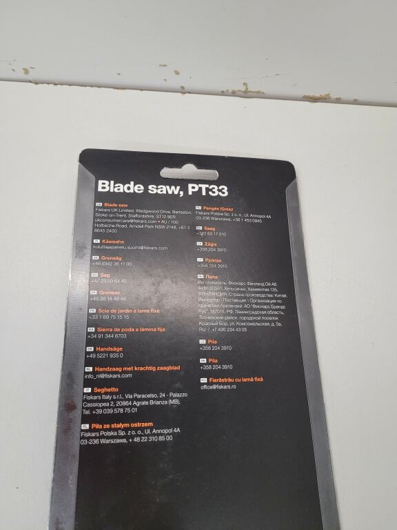 FISKARS PIŁA ZE STAŁYM OSTRZEM PT33 Piły Loombard.pl