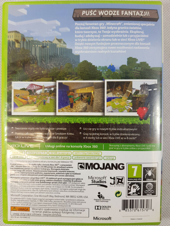 MINECRAFT XBOX 360