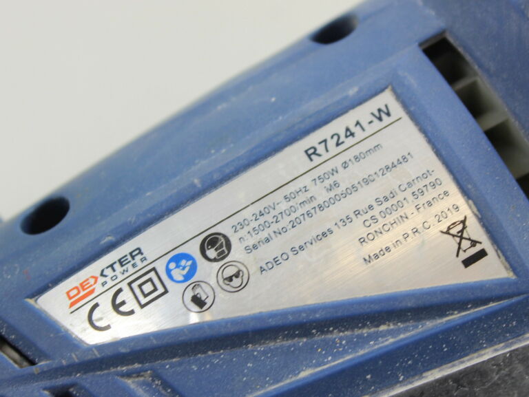 SZLIFIERKA DO GIPSU DEXTER R7241-W 750W 180MM